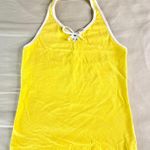 Y2K Yellow Halter Neck Tank Top XS Photo 0