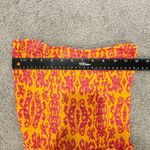 Abel the label ATL Able The Label Dress Anthropologie Orange Pink Smocked Maxi Strapless Medium Photo 4