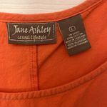 Jane Ashley VTG Casual Lifestyle Cotton Midi Dress Large Flip Flop Coral Resort Photo 4