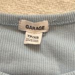 Garage  Sky Blue Long Sleeve Top Photo 1