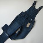 Madewell NWT Roadtripper Overall in Brodie Wash Destroyed Stretch Denim Jean M Photo 1