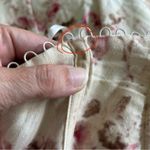 V Chapman The Valentina English Rose Ivory Pink Floral Strapless Midi Dress 14 Photo 14