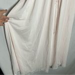 Vintage Lucie Ann 1970’s Light Pale Pink & Lace Flower Nightgown Dress Size L Photo 5