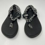 Sanuk  Slingback Fabric Upper Thong Sandals Size 8 Photo 2