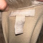 Banana Republic  tan cashmere blend S mob wife sweater Photo 2