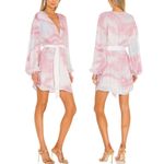 Retrofête Retrofete Gabrielle‎ Robe Dress in Marble Pink Small Photo 1