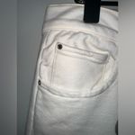 EAN 13 By Elena Renier White Rhinestone Stretch Straight Leg Pants Sz 44 (US 10) Silver Photo 3