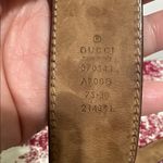 Gucci  Black Belt with Gold GG Buckle Photo 6