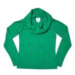 Anthropologie Ett:wa  Green Ribbed Knit Pullover Sweater SMALL‎ Yuppie Old Money Photo 1