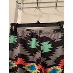 See You Monday  Multicolor Tribal Print Leggings Women's Size Medium Photo 7