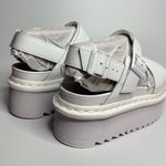 Dr. Martens Voss Quad Mono Hydro Leather Strap Sandals in White Photo 3