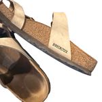 Birkenstock  Womens Mayari Birko-Flor Grace‎ Pearl White GUC Size 39 US 7/8 Boho Photo 2