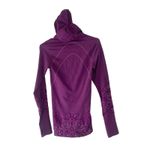 Athleta  Women's Size Medium Purple Half Zip‎ Hooded Activewear Sweater Photo 8