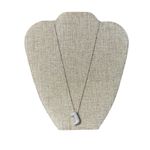 Sparkling Paved Letter J Bubble Pendant Necklace Silver Tone Chain New Photo 1