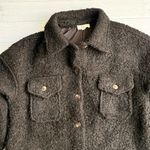 Elan NWOT  Black Sherpa Jacket Size M Photo 2
