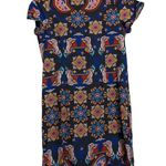 Yumi Kim Elana Shift Dress Mini Crewneck Black Paisley XS New Photo 0