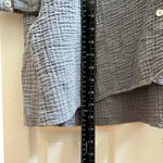 ZARA  Gauzy Pocket Button Down Babydoll Tunic Mini Dress Size Medium Photo 15