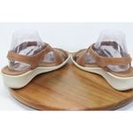ECCO Womens Felicia Leather Wedge Sandals Brown‎ Bronze Adjustable Strap Size 7 Brown Photo 7