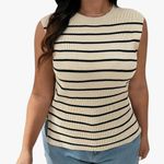 Striped Sleeveless Women's Top Photo 2