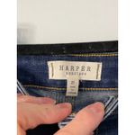 Francesca's Harper Heritage High Rise Bootcut Jeans Size 27 Split Hem Blue Photo 5