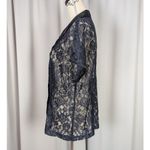 Victoria's Secret 90s Vintage  Gold Label Lace and Satin Top Black Large Photo 10