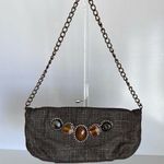 Chico's Chico’s Embellished Linen Foldover Clutch bag Photo 0