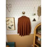 Free People Beach Rust Zuma Buttondown Sweater - Size - Small Photo 3