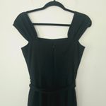 Gal Meets Glam  Veronica Cap Sleeve Wide Leg Jumpsuit Black Women's Size 2 Photo 6