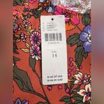 Anthropologie Maeve Floral Flower Power Wide Leg High Waist Crop Pants|Size:14 Photo 9