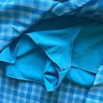 Cider NWT  Checketed Blue Belted Skort Sz XL Photo 6