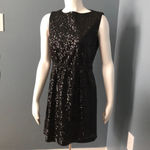 Madewell  Broadway & Broome Black Sequins Dress 0 Photo 3
