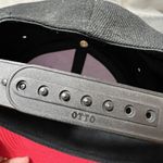 Vintage Apsaroke Snapback Hat Crow Native American Black‎ Red Otto Cap Black Photo 7