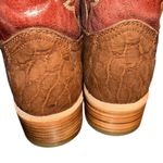 Corral  Brown/Red Cowboy Leather Pull on Boots(Size 8.5) Photo 4