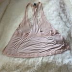Pink Lace Loose Tank Top Pink Size M Photo 1