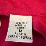 Valerie Stevens Vintage Silk Shirt M Quiet Luxury Minimalist Power Blouse Photo 6