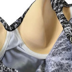 MiracleSuit Metallic Silver Chevron Python Siren OnePiece Swimsuit Size 8 NWT Photo 6