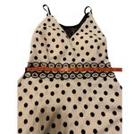 Fc Juniors Polka Dot Dress Formal PinUp Cutout Padded Holiday Wedding Sundress Black Size M Photo 9