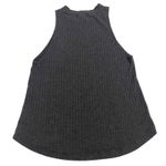 LNA Ribbed Grey Soft Tank Mock Neck Charcoal Grey XS Photo 4