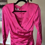 House Of CB House‎ Of CB 'Nelinha’ Hot Pink Gathered Tux Wrap Mini Dress Women’s Small $259 Photo 5