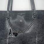 Karl Lagerfeld Maybelle Grey Faux Snakeskin Tote NWT $228 Retail Photo 2