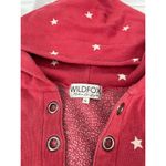 Wildfox Red Star Cropped Hoodie - Size L Photo 5