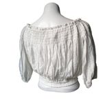 We The Free NWOT,  Dancing Till Dawn Off The Shoulder Crop Top White, Sz XS Photo 8