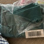 Colleen Lopez Green Blue Wide Leg Pull On Casual Lounge Pants XXS Photo 1