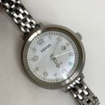 Fossil Bridgette AM4305 women's stainless steel dress date watch 42mm 6” running Photo 1