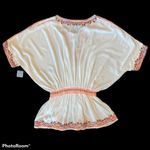 Altar'd State ALTAR’D STATE Bohemian Embroidered Swimsuit Cover Or Blouse Size M NEW Photo 6