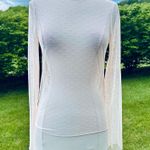 Forever 21 off white sheer lace polka dot top Photo 1