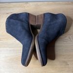 Lucky Brand  Boots 9M Navy Blue Suede Studded Ankle Booties Zip Boho Western Moto Photo 5