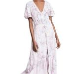 Young Fabulous and Broke YFB “The Everything” Maxi Dress in White Hi-Low Hem Size L New w/Tag Retail $242 Photo 0