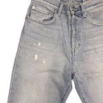 NWT Daily Blue Women's Hype Classic Cropped Distressed Jeans Gray Size 26 Denim Photo 1