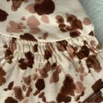 💥🆕 Como Blu Smocked All Over Print Short Sleeve Top M🆕 Brown Size M Photo 5